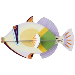 WANDSKULPTUR Bunt 4,5/9 cm