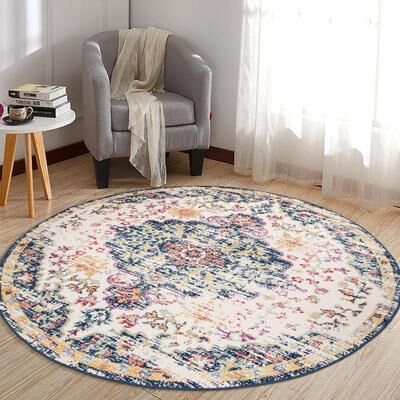 The Curated Nomad Sunset Traditional Vintage Bohemian Rug