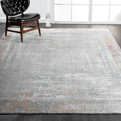 KALATY Dalton Sterling/Multi Abstract Area Rug