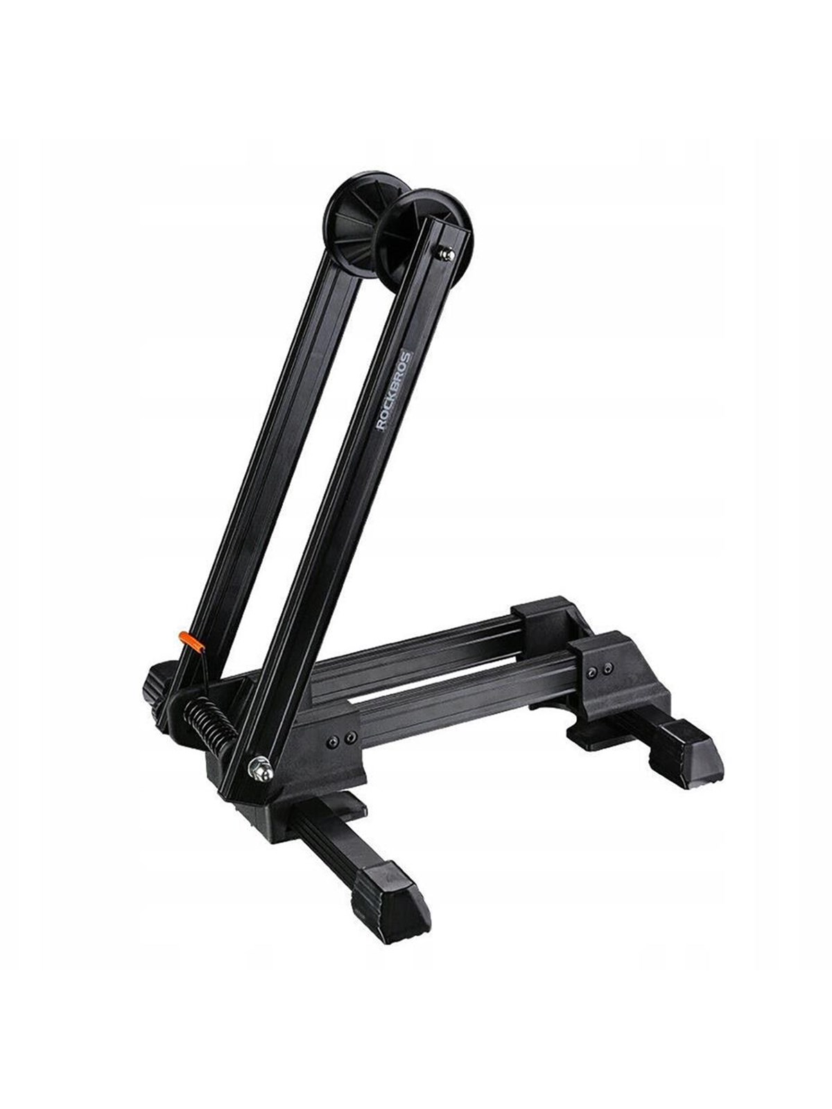 Rockbros T30 Folding Bike Stand for Front or Rear Wheel Compatible with 24-27.5 Inch and 700C Wheels - Black