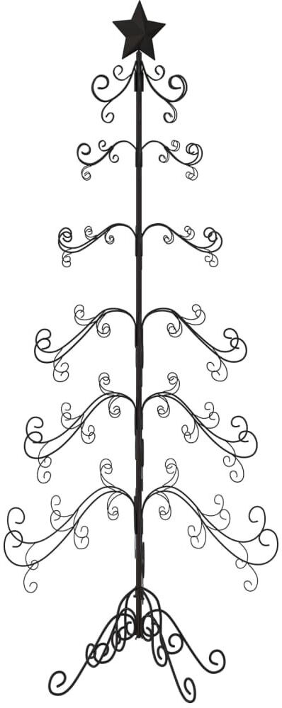 The Seasonal Aisle Christmas Black 215 H cm x 110 W cm x 110 D cm