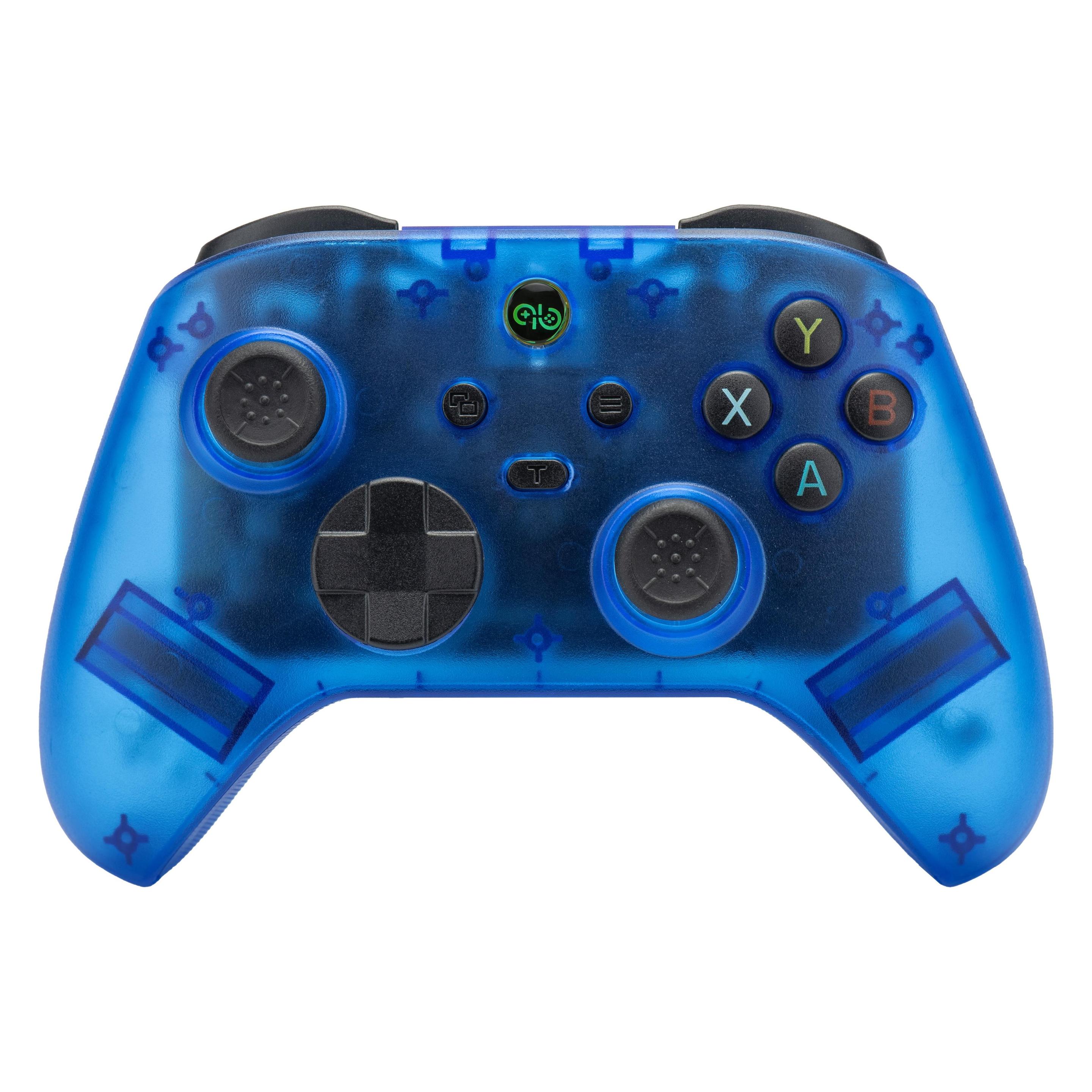 Qubick Aero Blue Transparent Wireless Controller für (PC, Switch 2) (COSW0017)