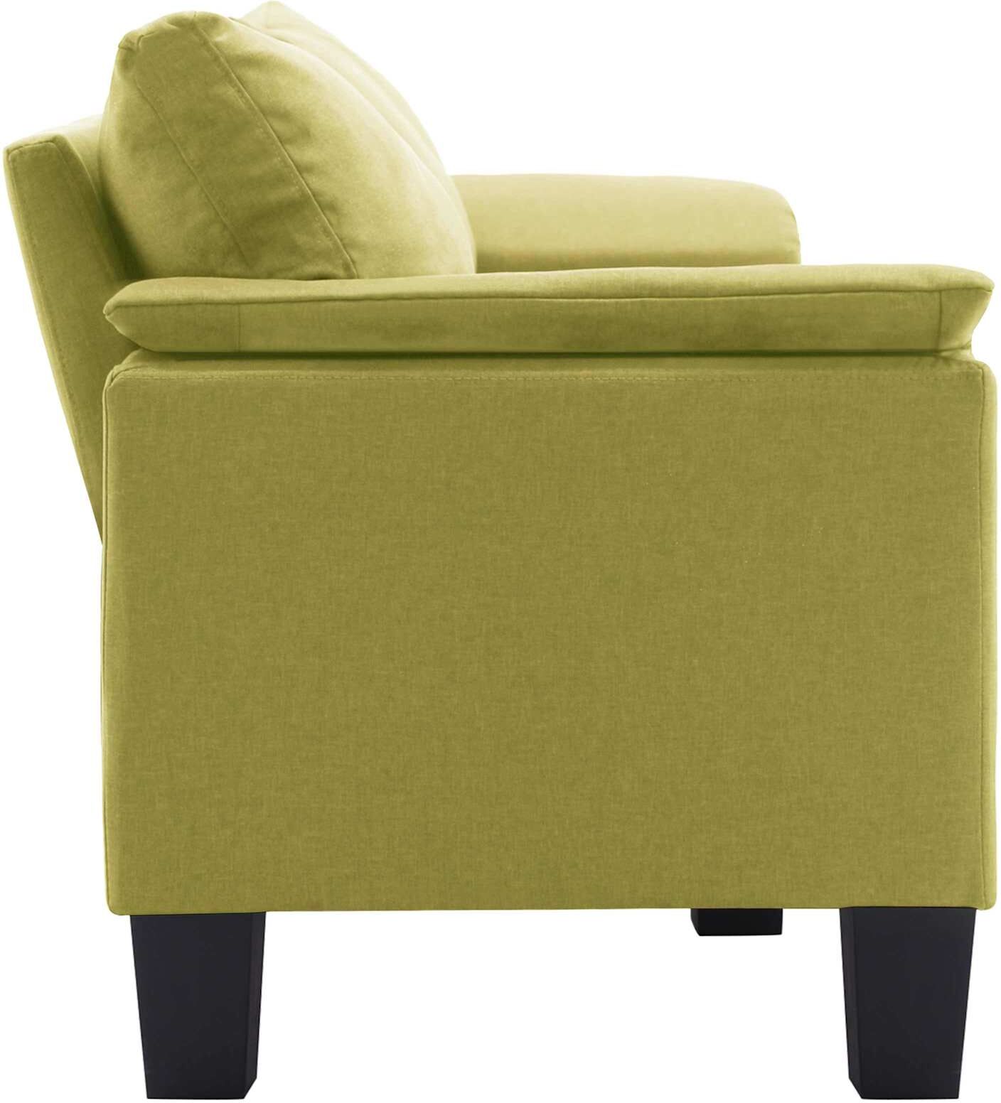 vidaXL Canapé Vert tissu