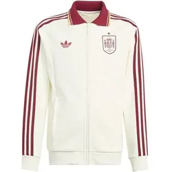ADIDAS Kinder Fanjacke Spanien Anthem Kids Auswärtsjacke, Größe 152 in Weiß Weiß