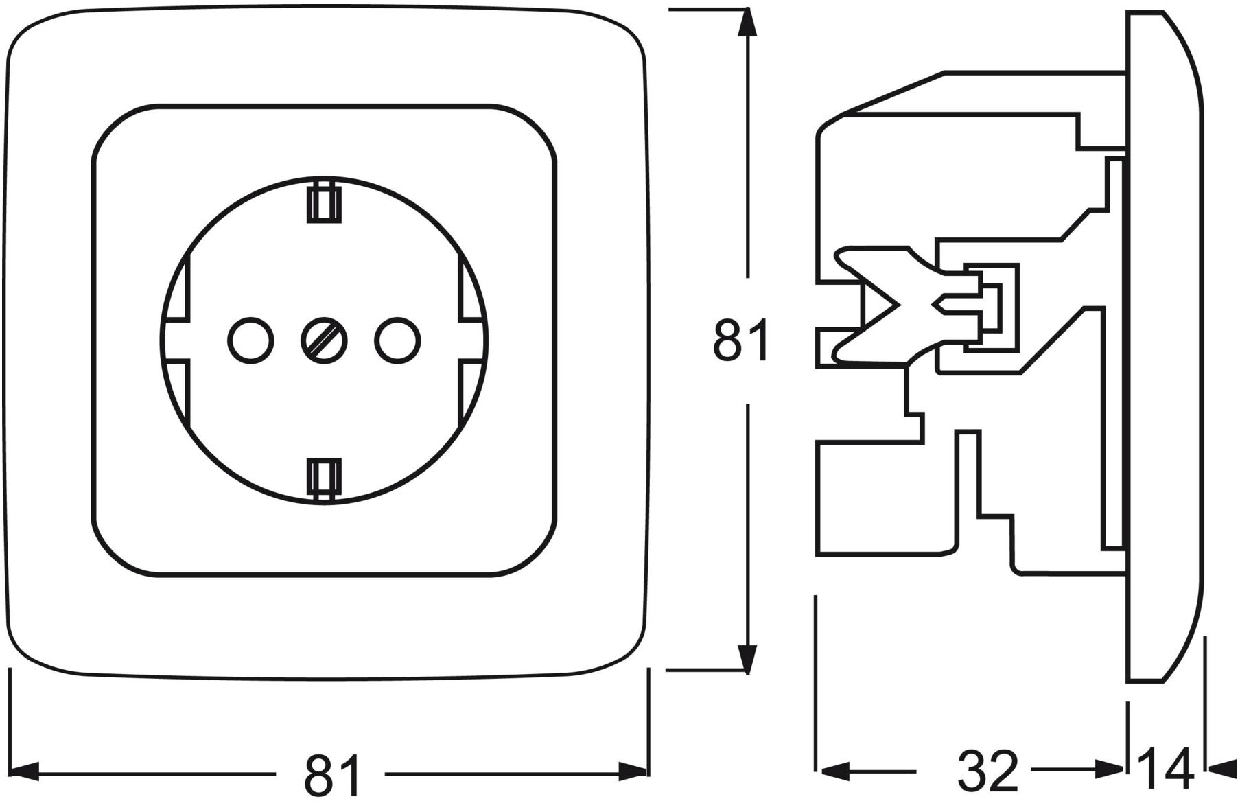 Busch-Jaeger Steckdose UP aws 20 EUJKS-214 (2CKA002013A4664)