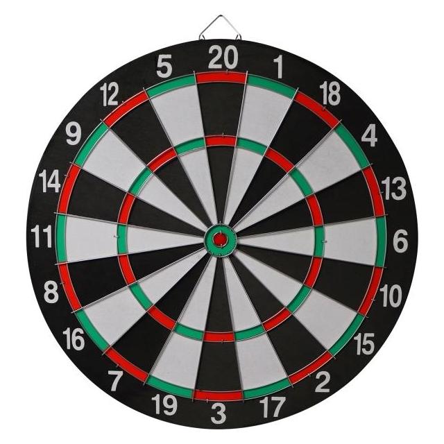 Play it Play>it dartskive med 6 pile Ø41×1,1 cm (93132)