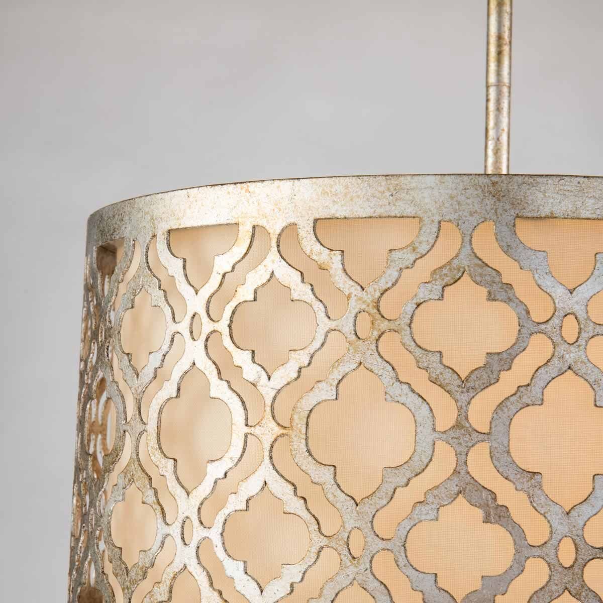 Caitlyn Medium Gold Height Adjustable Pendant Ceiling Light
