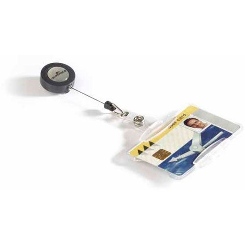 Durable Namensschild, mit Ausweishalter, 85 x 54 mm