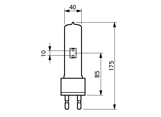 Philips MSR 1200 Lampe, 1200W