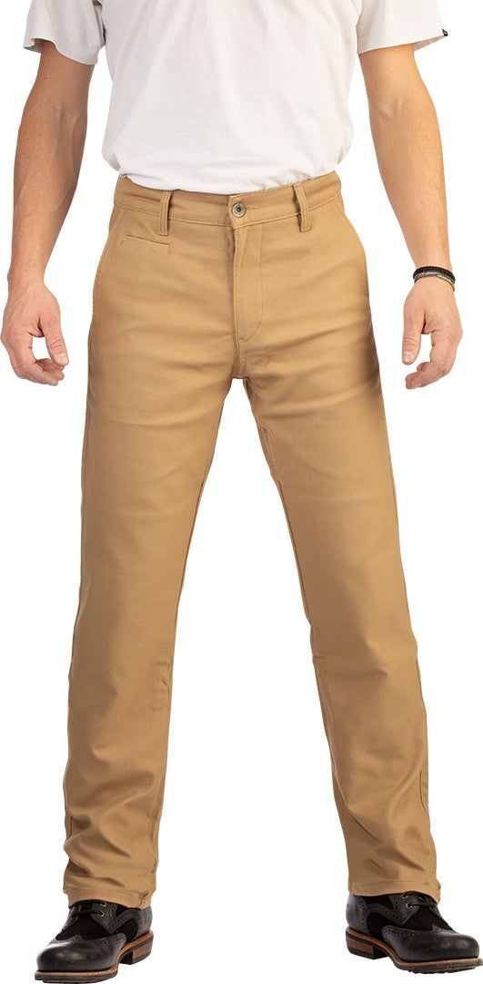 Rokker Sand Chino Motorrad Textilhose 1041-L32-W27