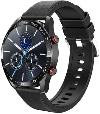 Clever Finds HD ECG Smart Watch With Bluetooth Calling GPS Heart Rate Tracking And Waterproof Design belt Black