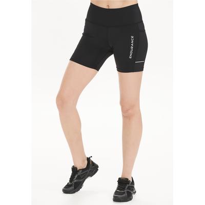 Lauftights ENDURANCE "Energy 2", Damen, Gr. 34, EURO-Größen, schwarz, 81% Polyester, 19% Elasthan, unifarben, Hosen, mit funktionalen Details