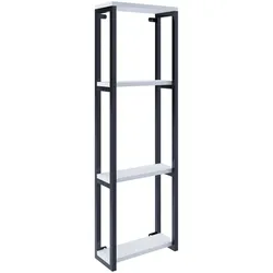 VCM, Badezimmerschrank, Badmöbel Hochschrank Bad Regal Bitila M (35 x 15 x 112 cm)