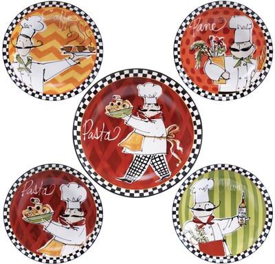 Certified International Chefs on the Go 5-piece Ceramic Pasta Set