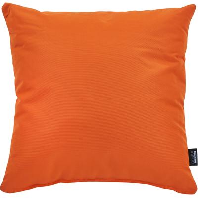Dekokissen DONE. "Outside", orange, B:45cm H:10cm L:45cm, Obermaterial: 100% Polypropylen, Dekokissen_Sitzkissen_Kissenhüllen, Wetterfestes, einfarbiges Outside Kissen inklusive Füllung