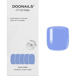 DOONAILS Gel Strips Pediküre - blau