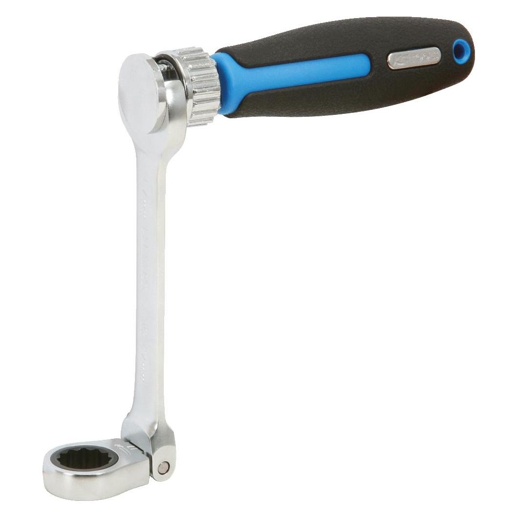 KS Tools Werkzeuge-Maschinen GmbH Handgriff für flexible Ratschenringmaulschüssel (19 mm, 8 mm) (503.0100)