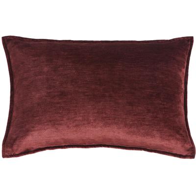 Dekokissen DONE. "Fame", rot (bordeaux, meliert), B:40cm H:1cm L:60cm, Polyester, Dekokissen_Sitzkissen_Kissenhüllen, Hohe Lichtreflektion