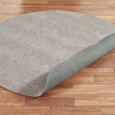 Oriental Weavers-Sphinx / Ds "Luxehold Round Rug Pad Gray, 5'6"" Round, Gray"