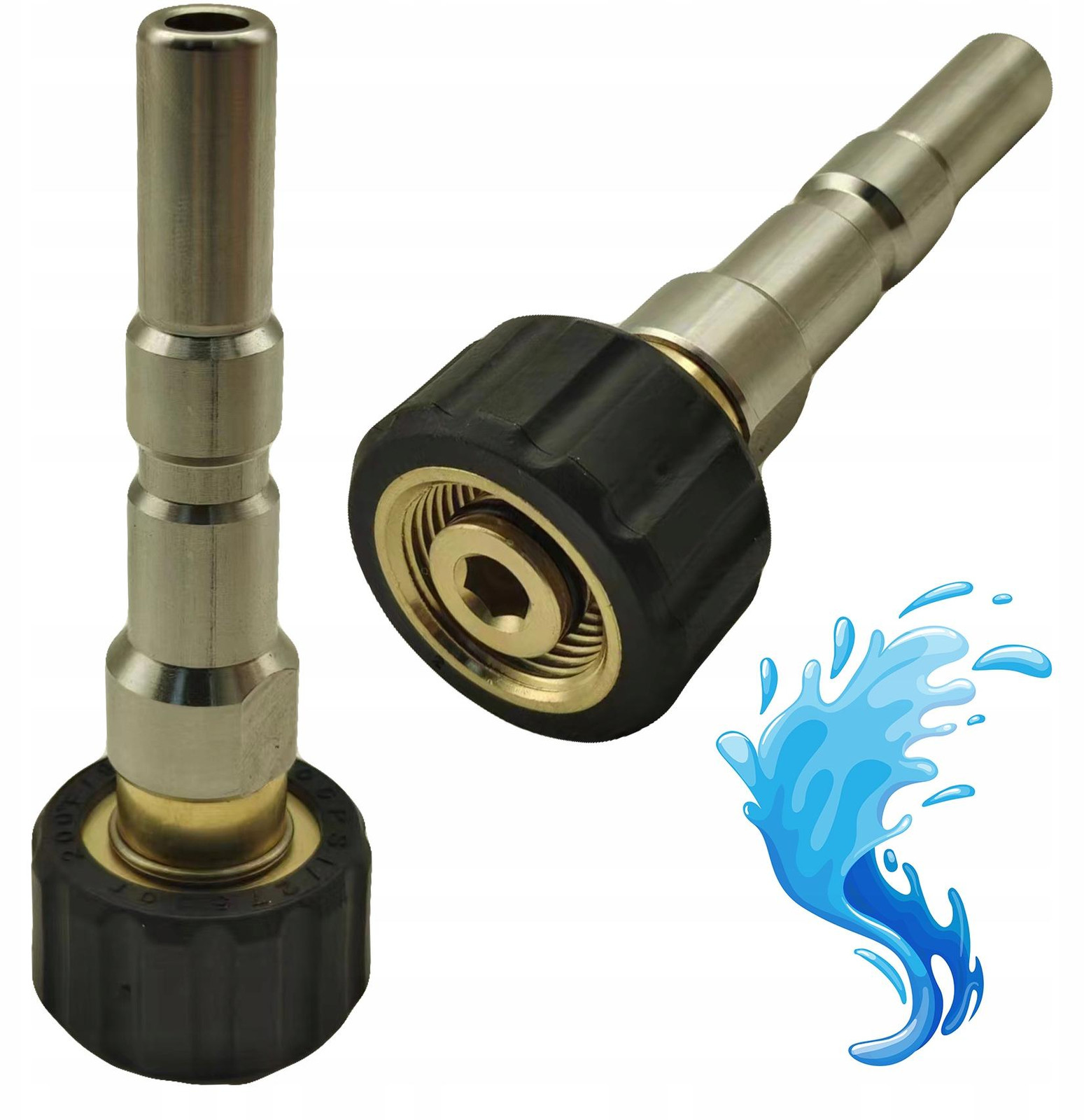 ROSFIX Adapter Vervanging M22x1,5 14mm Spuitverbinding voor Nilfisk en Kranzle D12