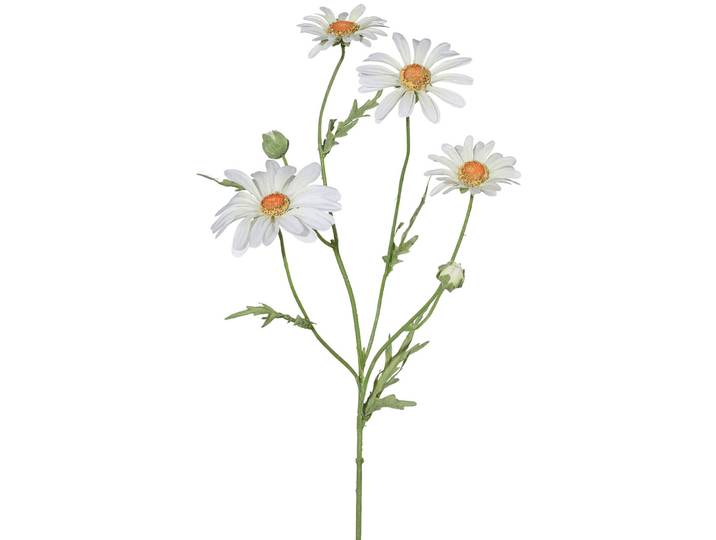 Kunstblume Margerite - Farbe: weiss - Material: Kunststoff - 173