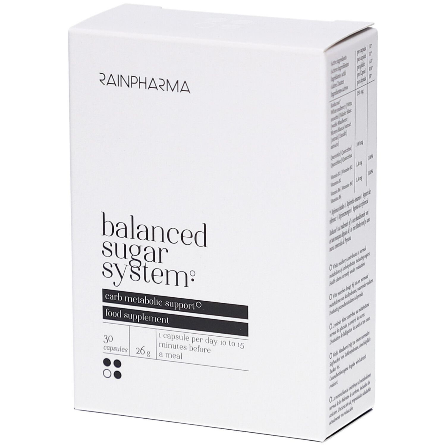 RainPharma Balanced Sugar System 30st 30 St Kapseln