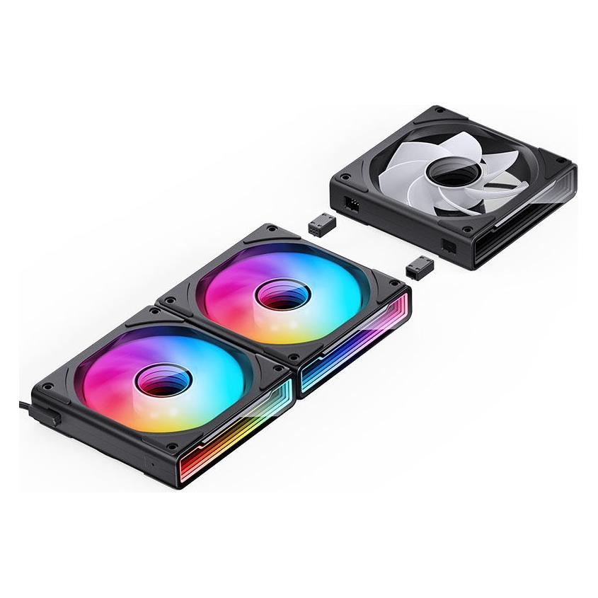 Jonsbo ZK-120BR 3in1 Lüfter - A-RGB, schwarz Reverse (120 mm, 3x) (ZK-120BR 3IN1)
