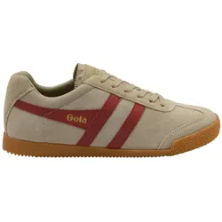 Gola Harrier Suede Sneaker 44 bone/deep red