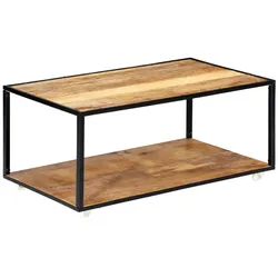 vidaXL Couchtisch 90x50x40 cm Altholz Massiv