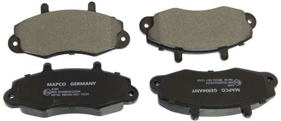MAPCO 6380 Brake pad set