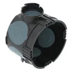OBO 2003706 UP Gerätedose luftdicht Ø60mm, H46mm Polypropylen / Thermoplastisches Elastomer tiefschwarz / blaugrau UG 46-L  - 25 Stück