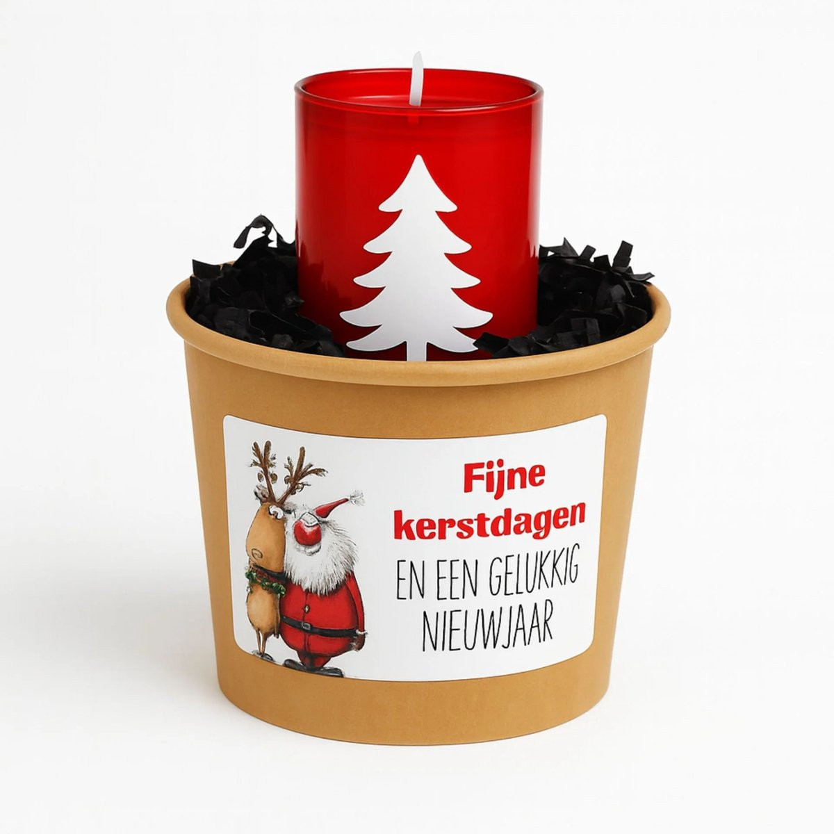Memories Are Timeless Kerstkaars in potje