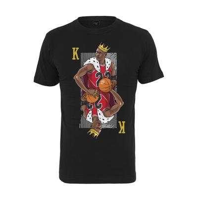 T-Shirt MISTERTEE "MisterTee Herren King Mike Tee", Herren, Gr. M, schwarz, 100% Baumwolle, unifarben, normal, Rundhals, Shirts T-Shirt