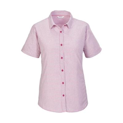 Funktionshemd KILLTEC "KOS 368 WMN WVN SHRT", Damen, Gr. 38, Normalgrößen, pink, Obermaterial: 100% Polyester, Hemden, Karierte, wasserabweisende, atmungsaktive Bluse