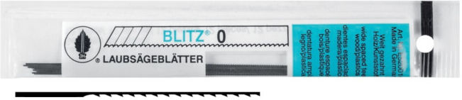 Blitz Lame de scie à chantourner n° 11 à dents espacées ; Josef Haunstetter (E520019)