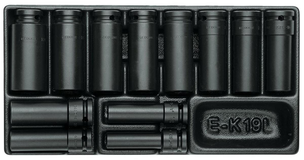 Gedore gereedschapskoffer 1500 ES-K met assortiment, 19 liter