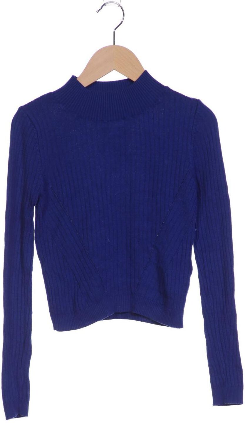 Topshop Damen Pullover, Blau, Gr. EU 34, Viskose / Synthetik / Wolle - Second Hand