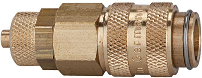 Riegler Raccord rapide NW 5, MS poli, raccord tuyau 6x4 (243.27)