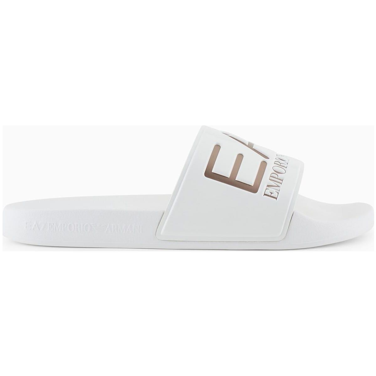 EA7 Scarpe Beachwear - Water Sports Visibility Slipper U PVC white+rose gold (MZ095) 45 7X000108 AF15118-MZ095-45