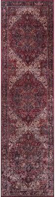 Momeni Karachi Bordered Oriental Medallion Polyester Area Rug