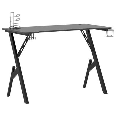 Helloshop26 - Schreibtisch Tisch Arbeitsplatz Computermöbel Computerarbeitsplatz Gaming-Schreibtisch mit Y-förmigen Beinen 110 x 60 02_0023771