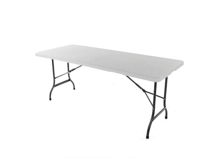Gartentisch VCM Klapptisch Bierzelttisch 180cm für Catering , weiß, Tische, Gartentisch