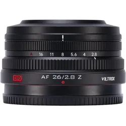 Viltrox AF 26mm F2.8 EVO Nikon Z (Nikon Z, Vollformat), Objektiv, Schwarz