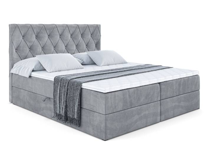 Boxbett AMAY-BZ 140x200 cm Schwarz - Casablanca 2316