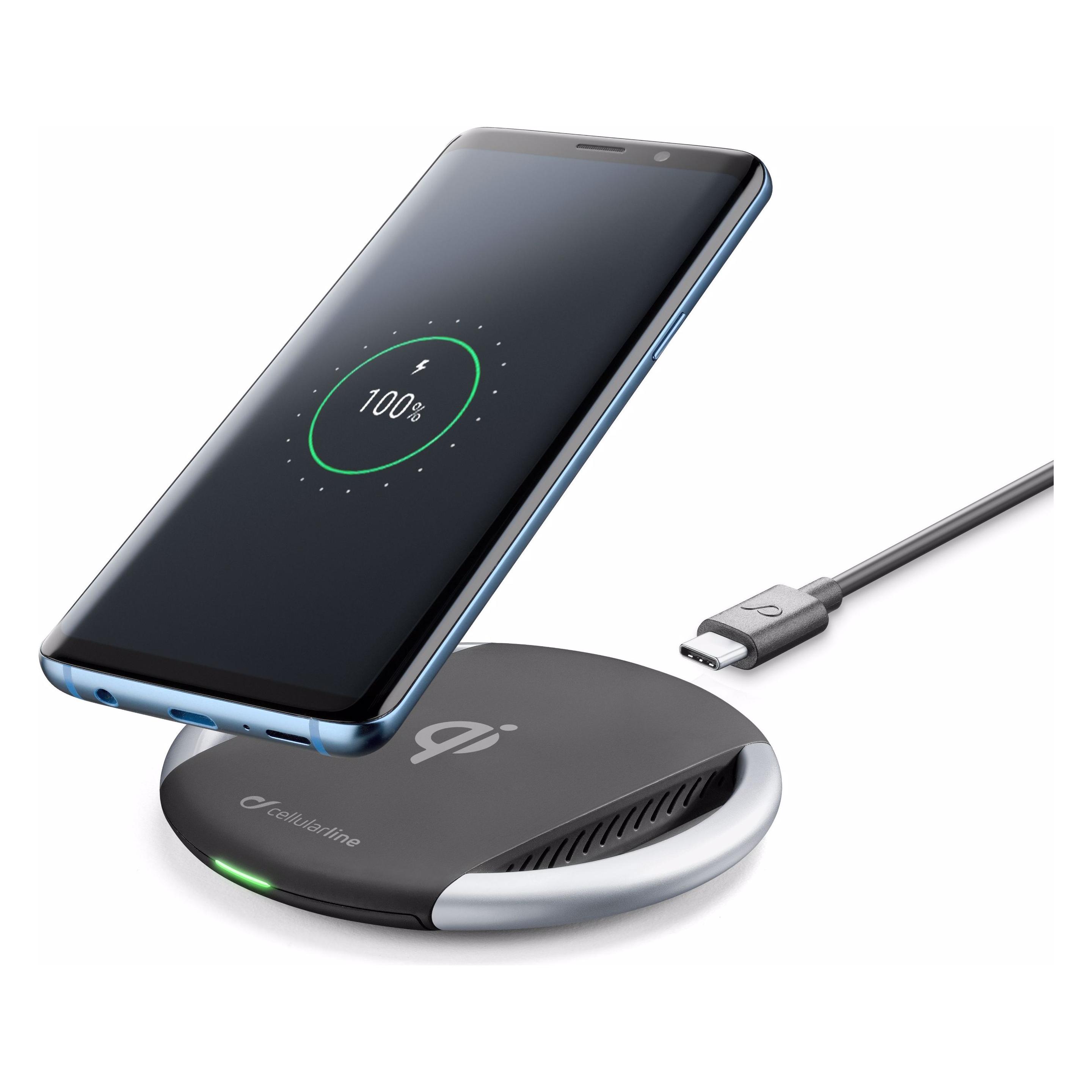 Cellularline Wireless Fast Charger Pad (10 W) (WIRELESSPAD10WTYCK)