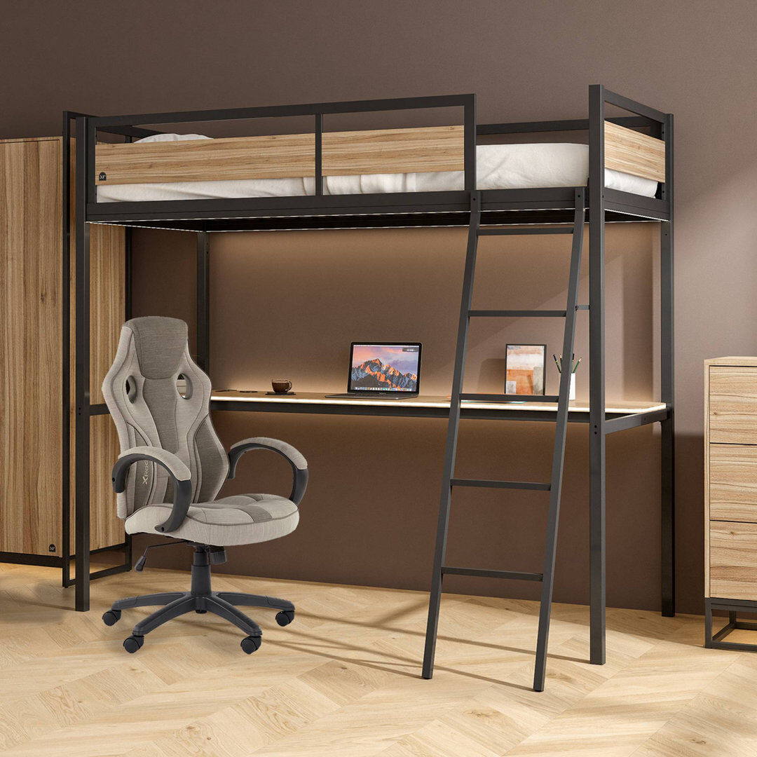 X Rocker XR Living Denver Single High Sleeper With App Controlled LED Lighting Single (3')
