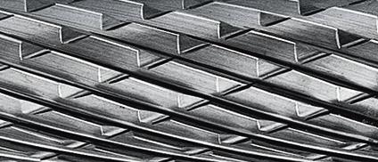 FORUM Hartmetall-Frässtift mit 6-mm-Schaft, Kugelform KUD, Zahnung C