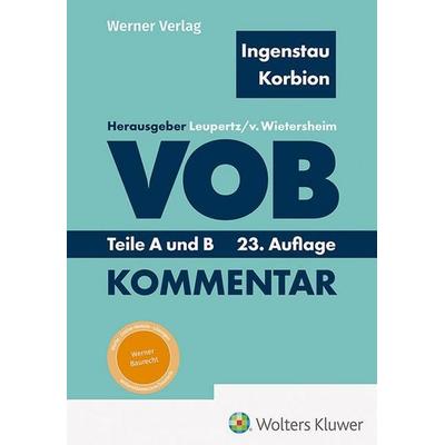 VOB Teile A und B, Gebundene Ausgabe von , Werner, 978-3-8041-5638-8
