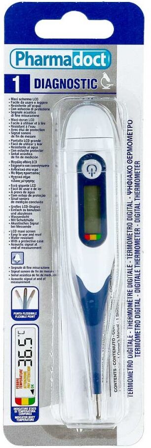 Fieberthermometer digital mit flexibler Spitze