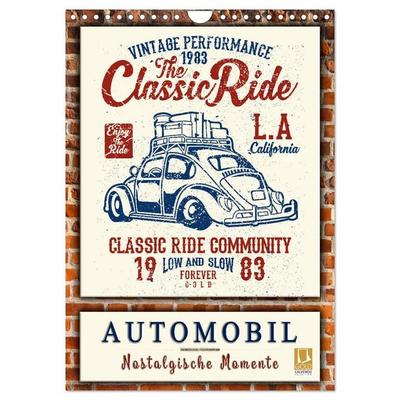 Automobil - nostalgische Momente (Wandkalender 2027 DIN A4 hoch), CALVENDO Monatskalender